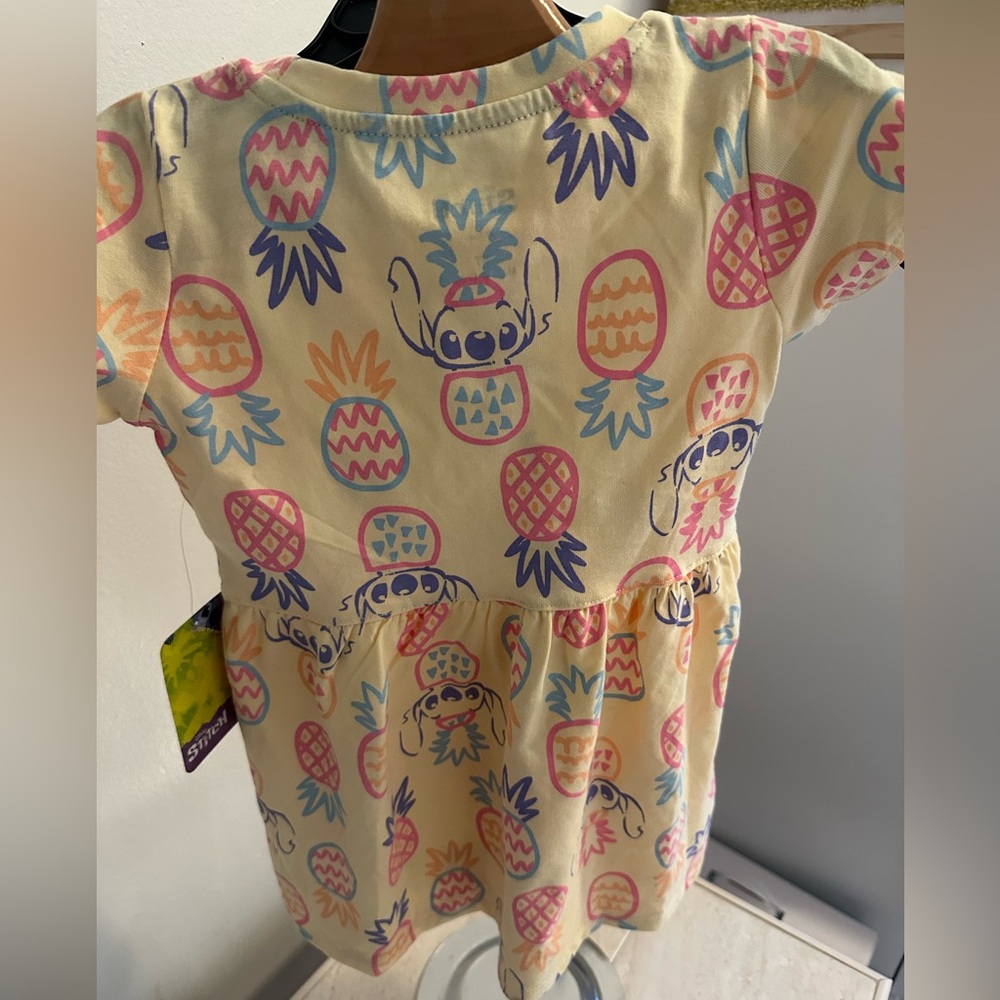 Disney Stitch Pastel Pineapple Dress